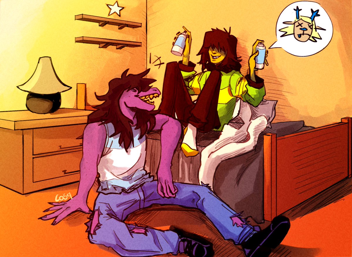 they would be such a public menace together❤️ 
#DELTARUNE