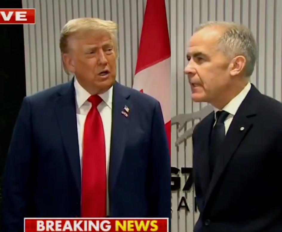 BREAKING: Donald Trump stuns America's closest allies by delivering a jaw-dropping defense of  murderous Russian dictator Vladimir Putin at the G7 summit — sounding more like a KGB agent than the American president.

There's no benign explanation for this behavior...

"The G7
