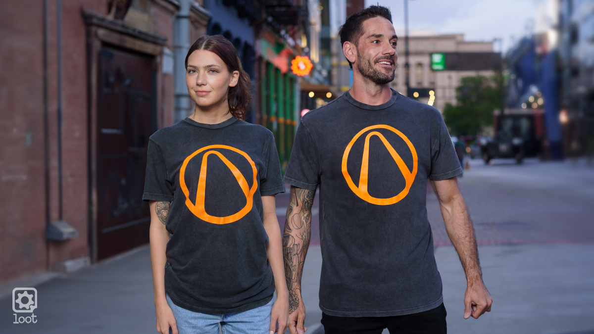 Step out of the Quick Change Station with a fresh fit! The <a href="/Borderlands/">Borderlands</a> Vault Icon Premium Tee features a vintage look with a comfy feel.

gearboxloot.com/products/borde…