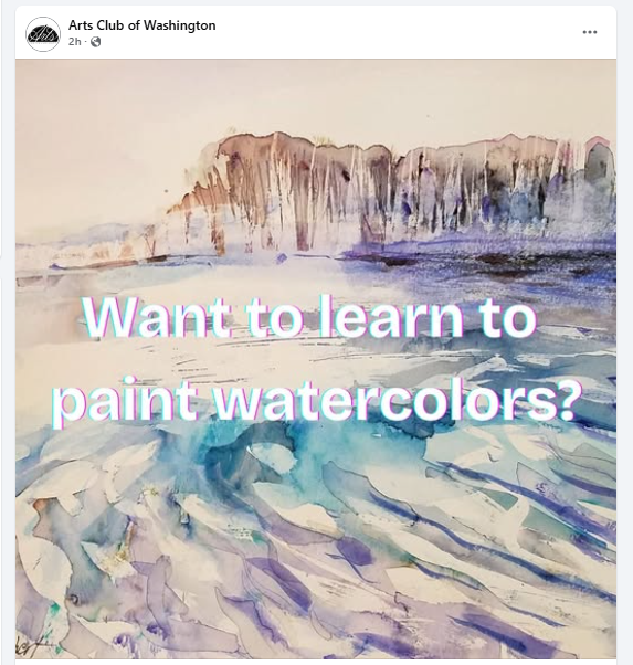 My #Watercolor #painting #artclass starts tomorrow morning &amp; runs for 6 weeks this #Summer @ Arts Club of Washington in #DC #WashingtonDC to Enroll visit: artsclubofwashington.org/art-workshops/ - #Georgetowndc #westenddc #dupontcircledc #arlingtonVA #dcarts #202creates #acreativedc #dcfoodie