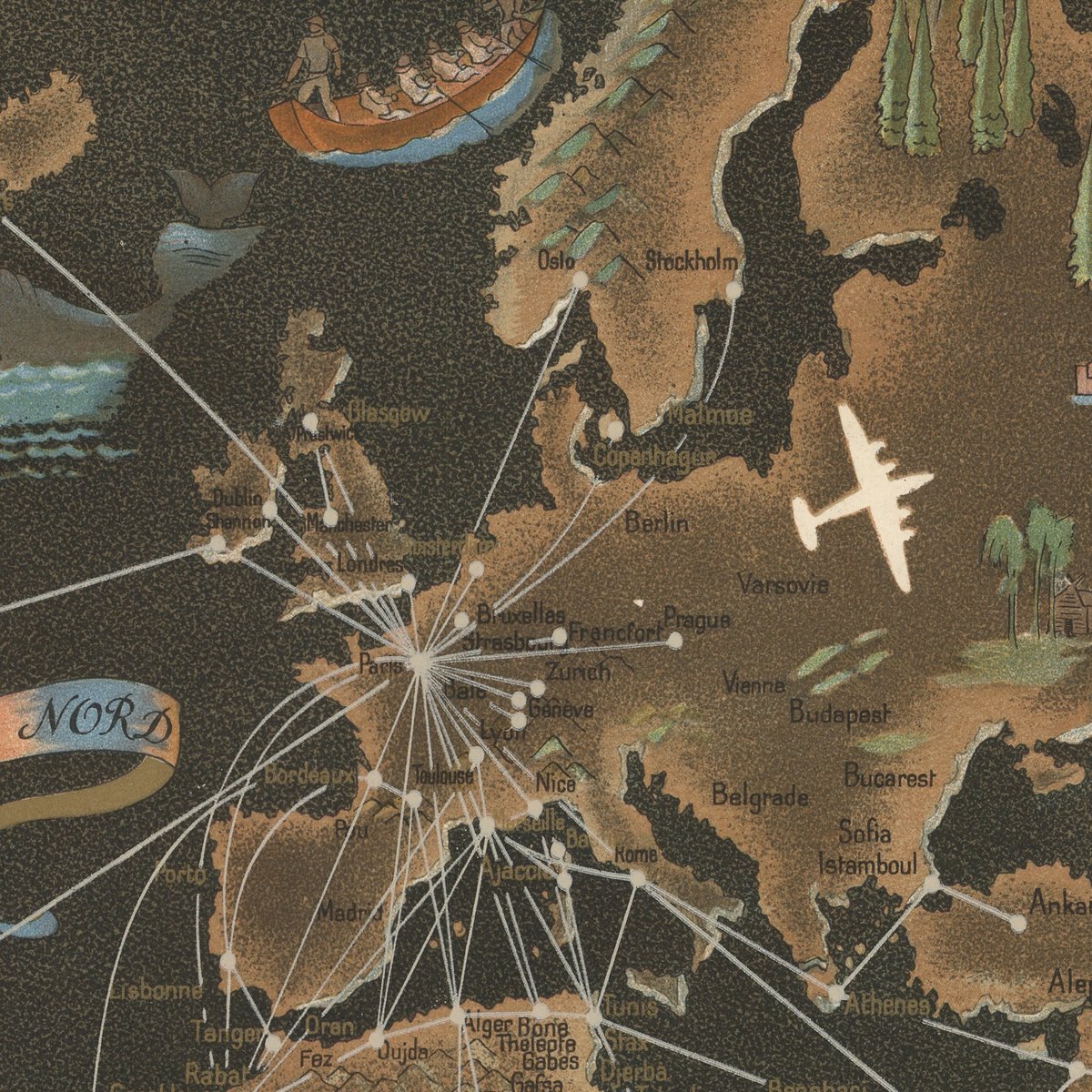 HistoricPictorx's tweet image. Pictorial Map : Air France, Reseau Aerien Mondial - 1947 - Vintage Wall Art 

Shop Now! 👉 historicpictoric.com/products/histo…
 
#HistoricPictoric #History #HistoricMaps #Vintage #WallArt #HistoryFacts #Art #Map