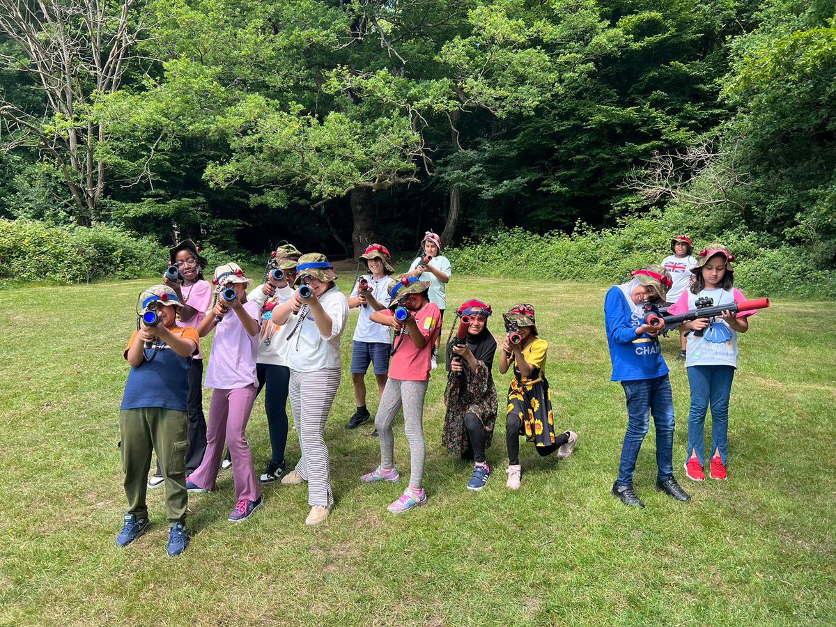 If you go down to the woods today, you may bump into Year 5 playing laser tag! 🪵🪾#TeamSheringham #residential #debdenhouse