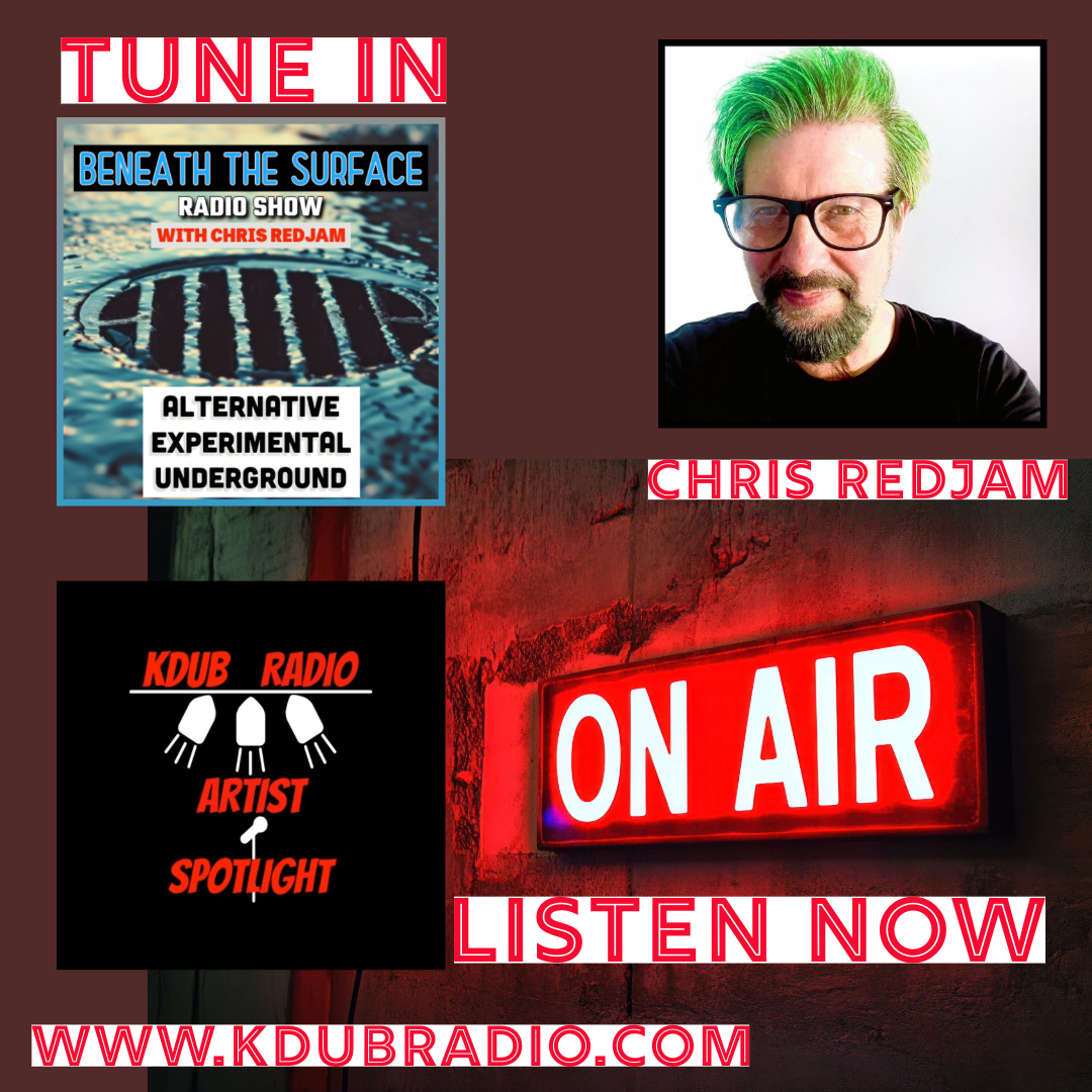 Join us now for the Beneath the Surface Radio Show with Chris Redjam on KDUB Radio's Artist Spotlight.

kdubradio.com/artist-spotlig…

<a href="/chrisredjam/">Chris Redjam</a> <a href="/BDub1199/">B-Dub</a>