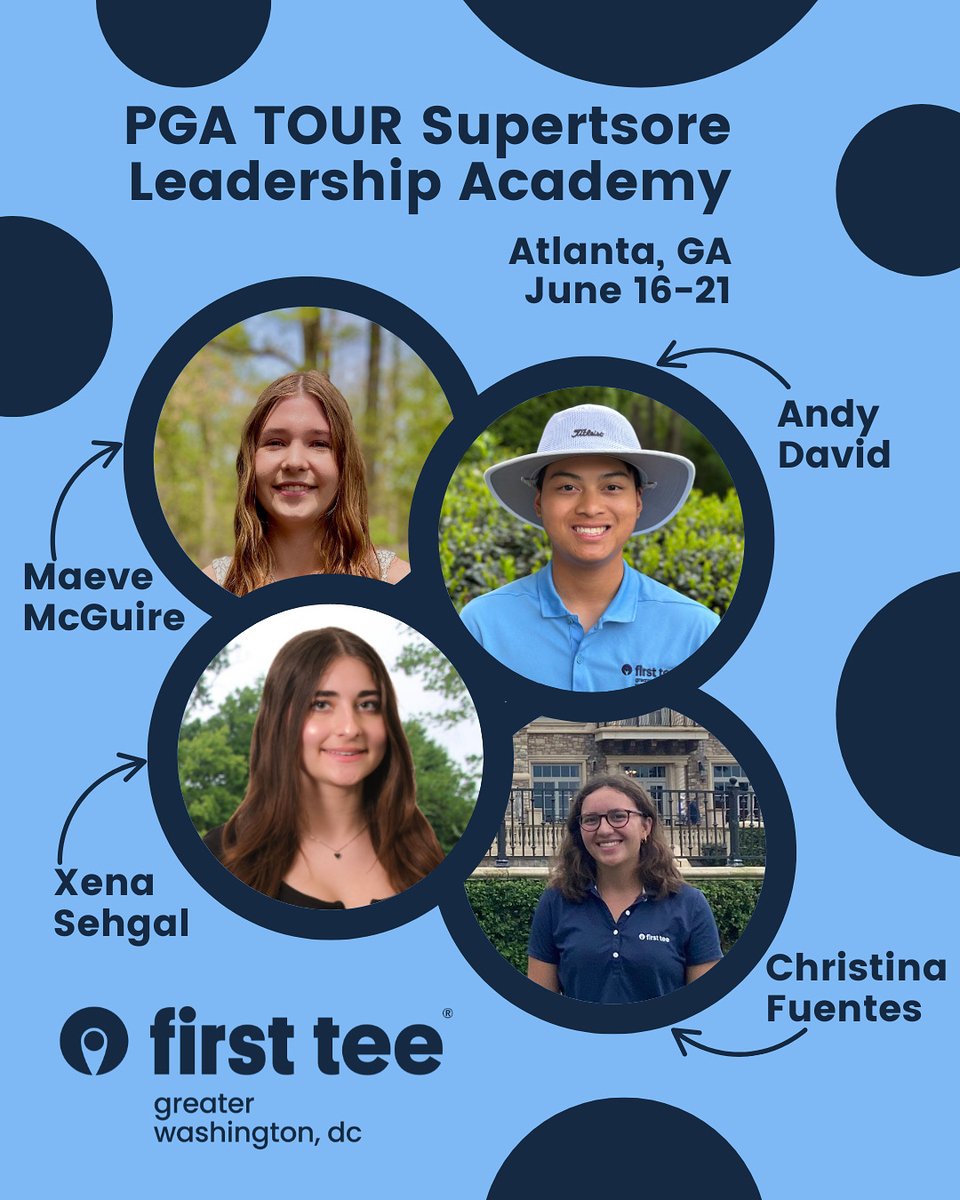 National Opportunity season is underway and we’re sending Andy, Christina, Maeve, &amp; Xena to Atlanta for this years PGA TOUR Superstore Leadership Academy! Congratulations and enjoy the week!

#BuildingGamechangers