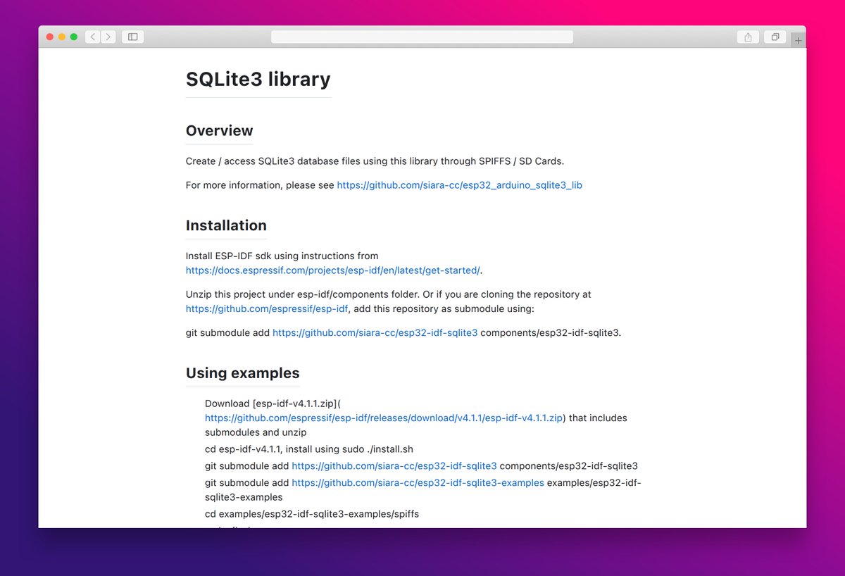 essamamdani's tweet image. esp32-idf-sqlite3  
#espidf #esp32 #sqlite3