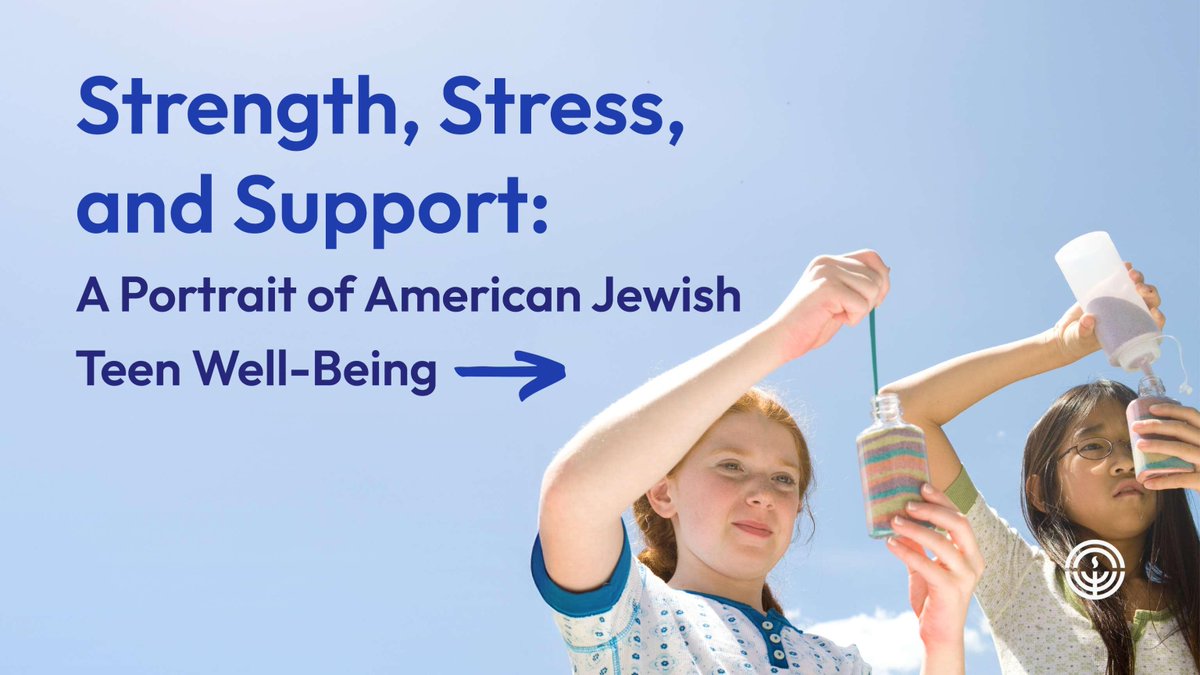 How does Jewish identity impact teen well-being? Research from @Jfederations’ BeWell and Stanford University reveals that teens who feel a strong connection to their Jewish identity report greater overall well-being. ow.ly/gxfU30sMiF6
