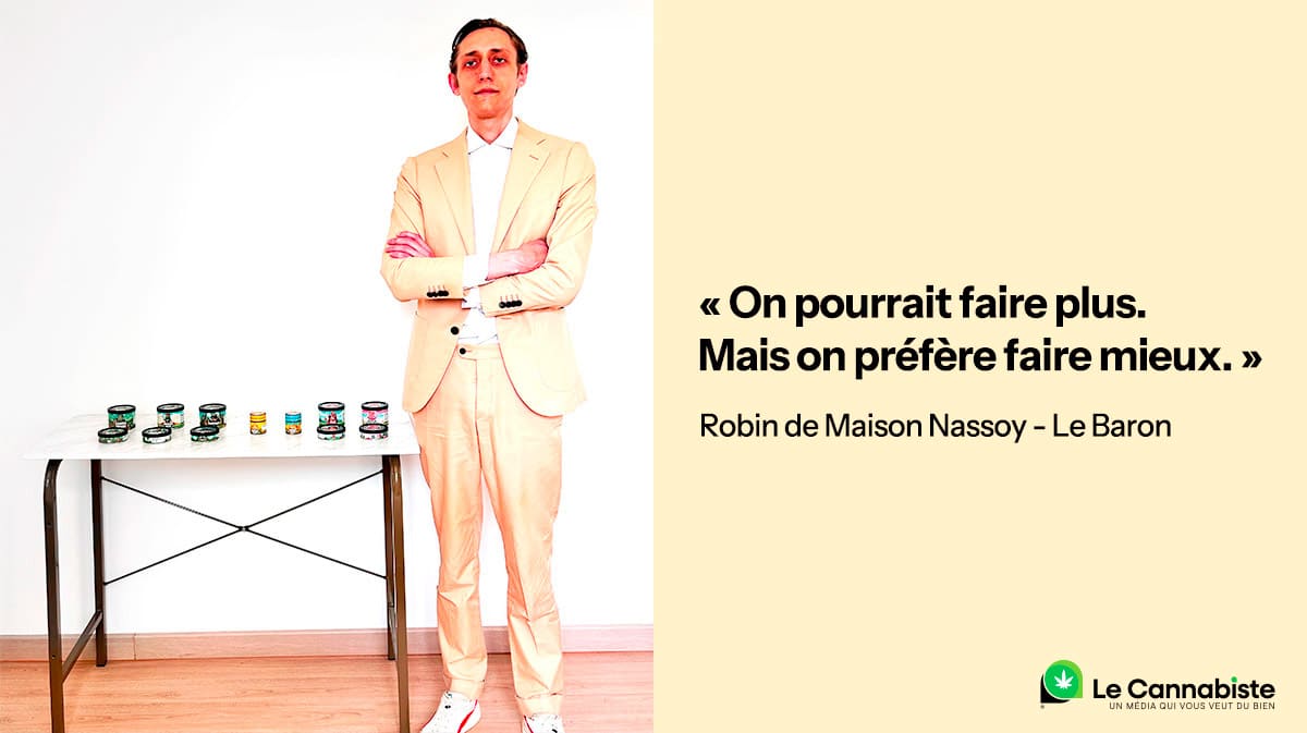 [Interview] Maison Nassoy – Le Baron : le CBD de luxe à la française lecannabiste.com/entretien-mais…

« Pas de soldes, pas de blabla. Juste l’excellence. »💎

Merci Robin de <a href="/MaisonNLB/">Maison NASSOY LE BARON</a> pour cet entretien.

#LeCannabiste #Interview #MaisonNassoyLeBaron