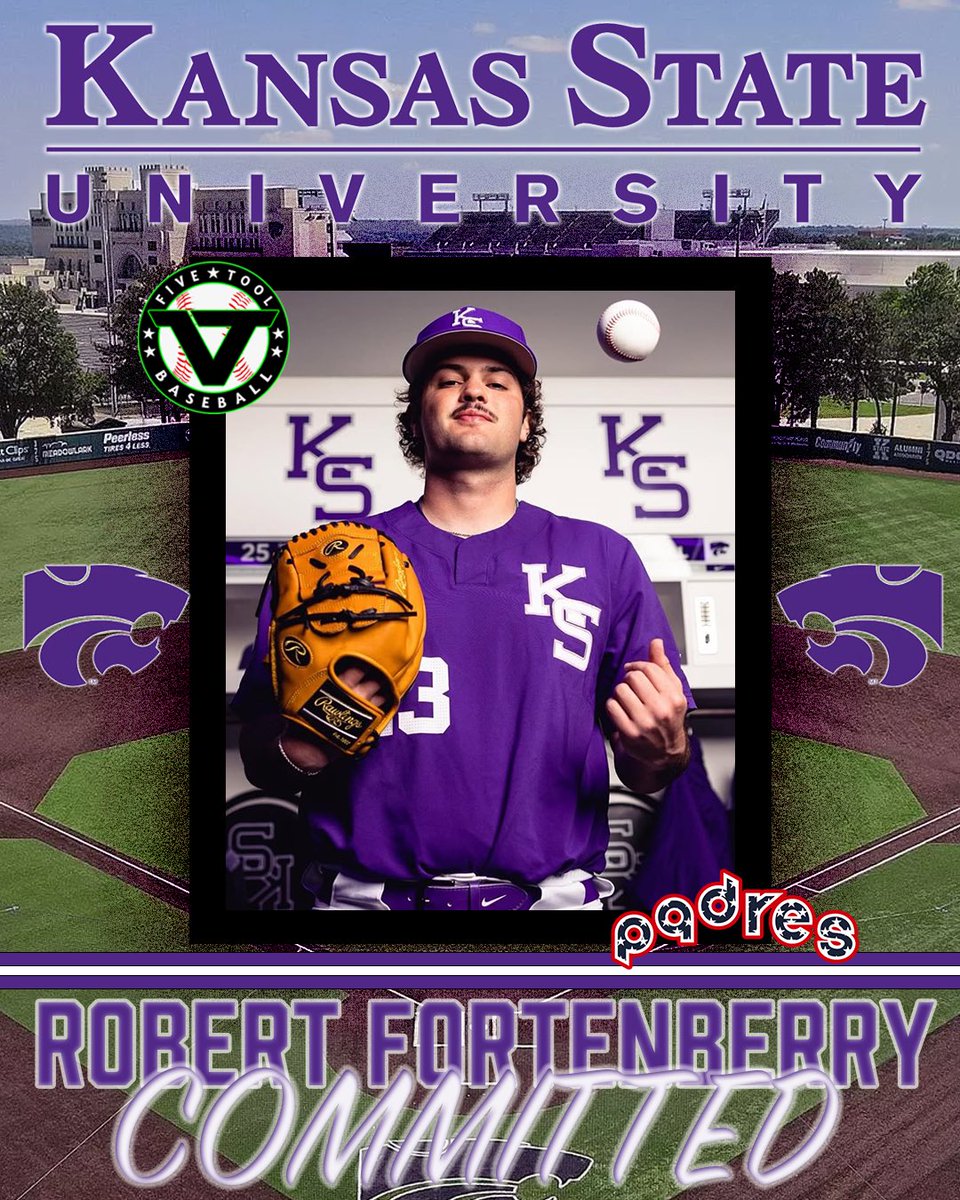 Off the board!

Congrats to LHP Robert Fortenberry (<a href="/Rob_Fortenberry/">Robert Fortenberry</a>) on his commitment to <a href="/KStateBSB/">K-State Baseball</a>!