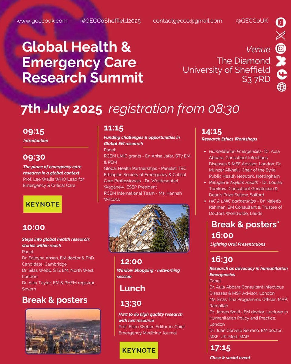 GECCoUK's tweet image. Our programme is looking pretty good if we do say so ourselves!
🎟️Don't miss out on your ticket before July! Waitlist will open once capacity is reached tinyurl.com/sc3duxn5