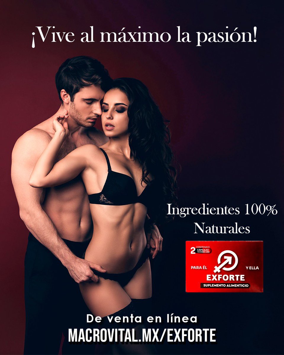 Haz que cada encuentro cuente 🔥❤️‍🔥
Exforte potencia tu deseo y energía cuando más lo necesitas. Siente la diferencia, disfruta con intensidad y deja huella.
👉 macrovital.mx/exforte/
#Exforte #PasiónRecargada #PotenciaSinLímites