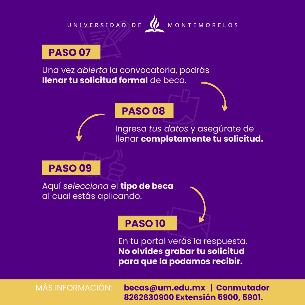 ✔️ Guía para solicitar becas en la UM 📝💲

🔗 um.edu.mx/becas/

#becas #universidad #educación #umx1mundonuevo #umsumando #sumarenlaum