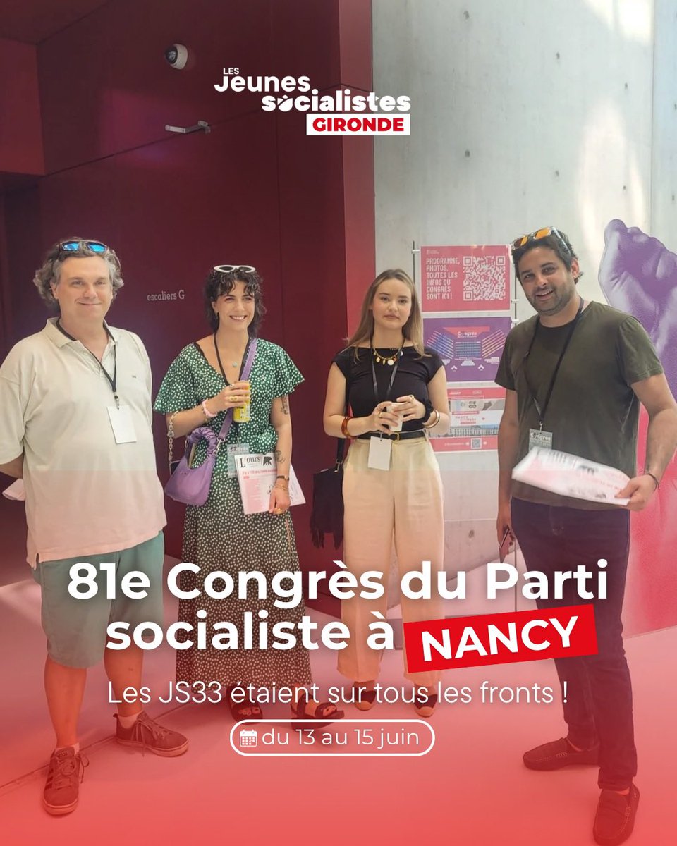 Retour en images sur notre deuxième week-end de mobilisation au cœur de notre département 🌹

Nous dédions notre mois de juin à militer au plus proche des Girondines et des Girondins 💪 
Merci à toutes et tous pour ce beau week-end !

Rejoignez-nous pour militer à nos côtés 🌹