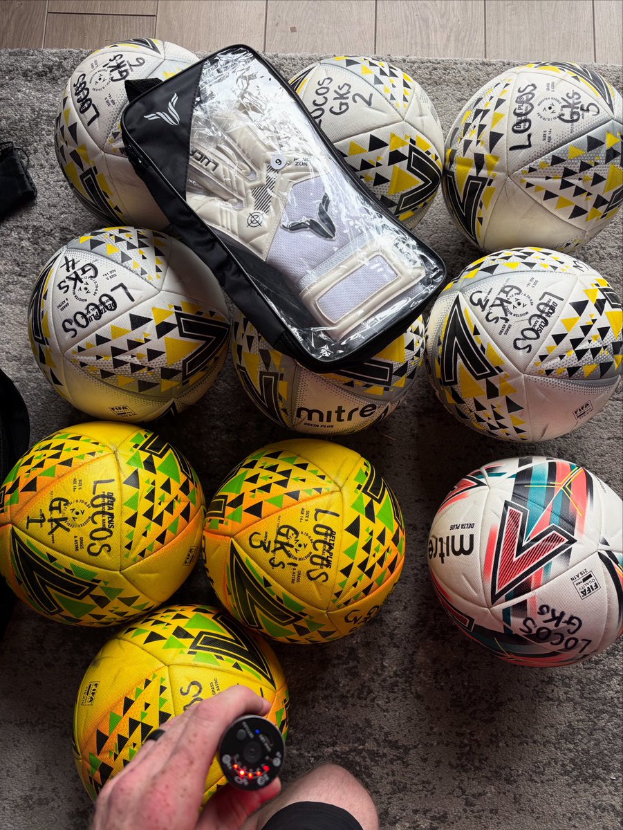 Season 2025-26 incoming, we go again.#GKcoach #goalies #preseason <a href="/lucagoalkeeping/">LUCA GOALKEEPING</a> for gloves again, highly recommended. #inverurielocos