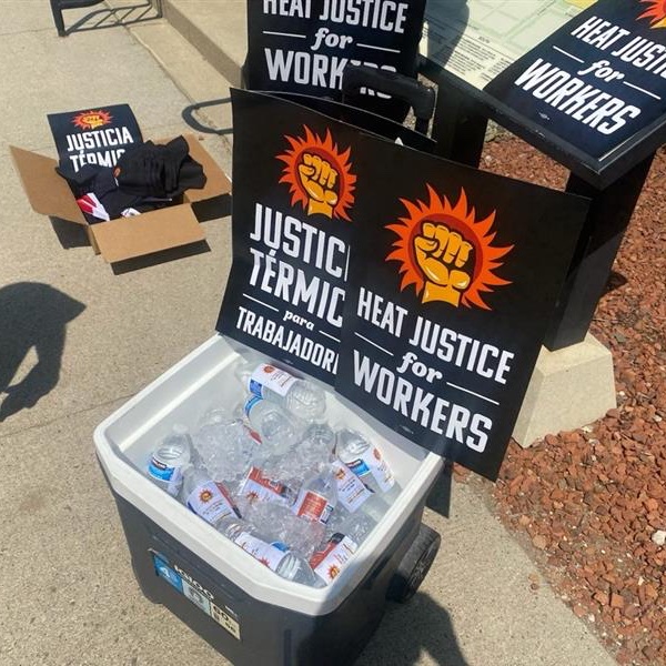 Workers deserve to return home from work safely, period.

We need heat protections NOW. Thanks to everyone who showed up for workers today at <a href="/MI_OSHA/">MIOSHA</a> as <a href="/OSHA_DOL/">OSHA_DOL</a> deliberates heat rules.

<a href="/BGAlliance/">BlueGreen Alliance</a>
