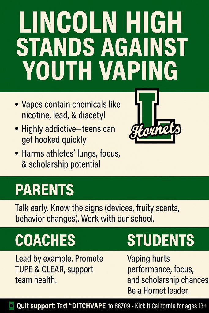 We all on our campus must do our part for our students and athletes. It's not about punishment. It's about prevention and intervention. #BreatheClearLiveClearPlayClear