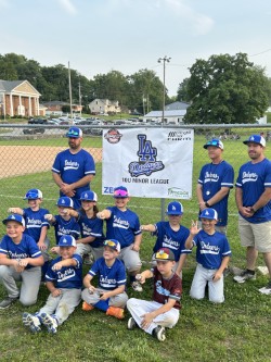 ZeonChemicals's tweet photo. Congrats to the Meade County Youth Baseball League 10u Dodgers for winning second place in a competitive league! 
So happy that ZEON could help make this season happen.
#rubber #elastomers #chemists #littleleague #baseball https://t.co/uwBkwhDRoh