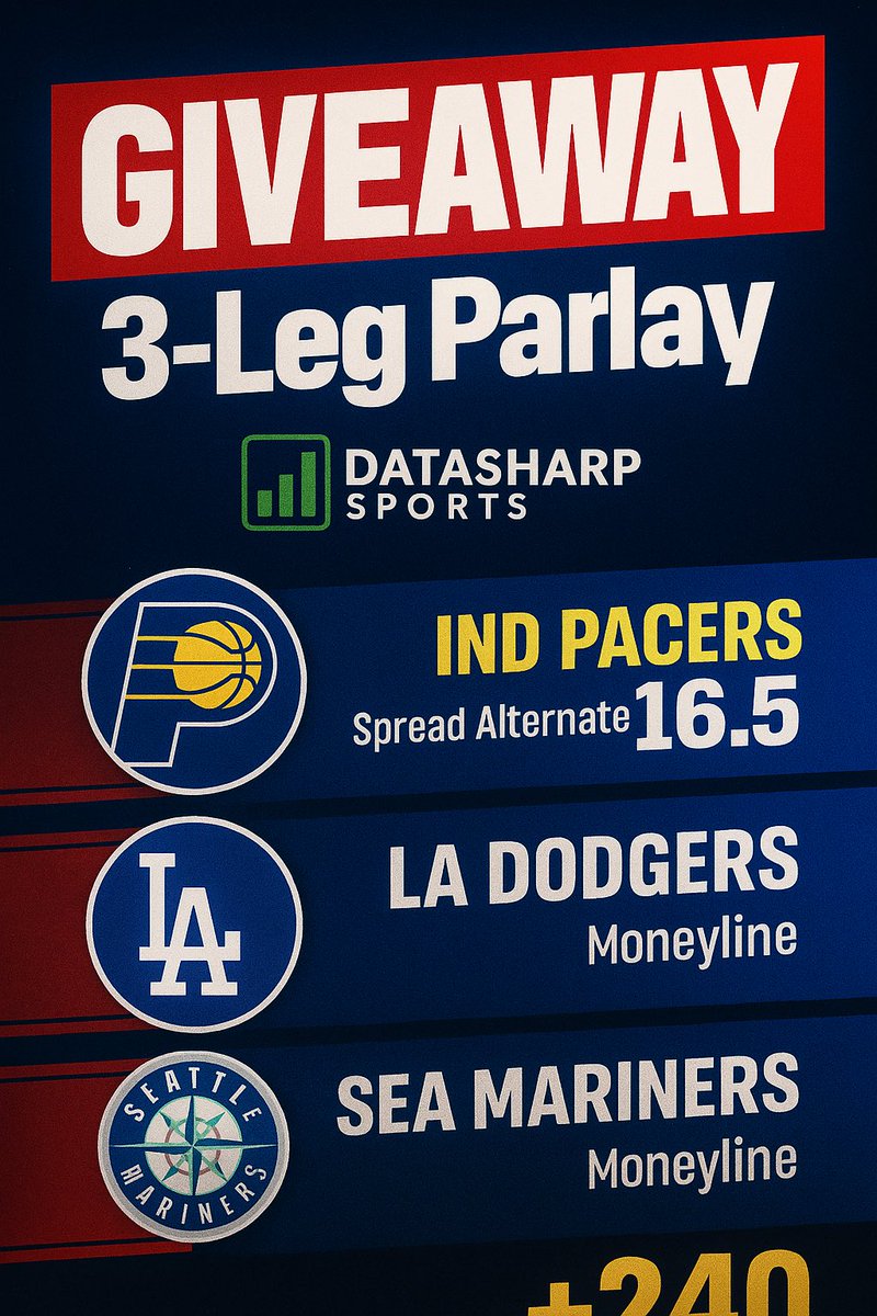 DatasharpSports's tweet photo. ‼️ GIVEAWAY ‼️
 
$25 to a random follower who 

1. Comment ‘⚾️’
2. Reposts
3. MUST Follow https://t.co/xbw0GAiyqF