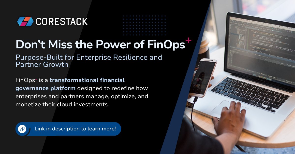 corestack's tweet image. 𝗙𝗶𝗻𝗢𝗽𝘀⁺ 𝗹𝗮𝘂𝗻𝗰𝗵𝗲𝗱 𝘀𝗼𝗺𝗲 𝘁𝗶𝗺𝗲 𝗮𝗴𝗼, redefining how 𝗲𝗻𝘁𝗲𝗿𝗽𝗿𝗶𝘀𝗲𝘀 𝗮𝗻𝗱 𝗽𝗮𝗿𝘁𝗻𝗲𝗿𝘀 𝗺𝗮𝗻𝗮𝗴𝗲, 𝗼𝗽𝘁𝗶𝗺𝗶𝘇𝗲, 𝗮𝗻𝗱 𝗺𝗼𝗻𝗲𝘁𝗶𝘇𝗲 their cloud investments.
hubs.li/Q03q5R3h0
 #CloudGovernance #FinOps #CloudFinance #AICloud #CIO