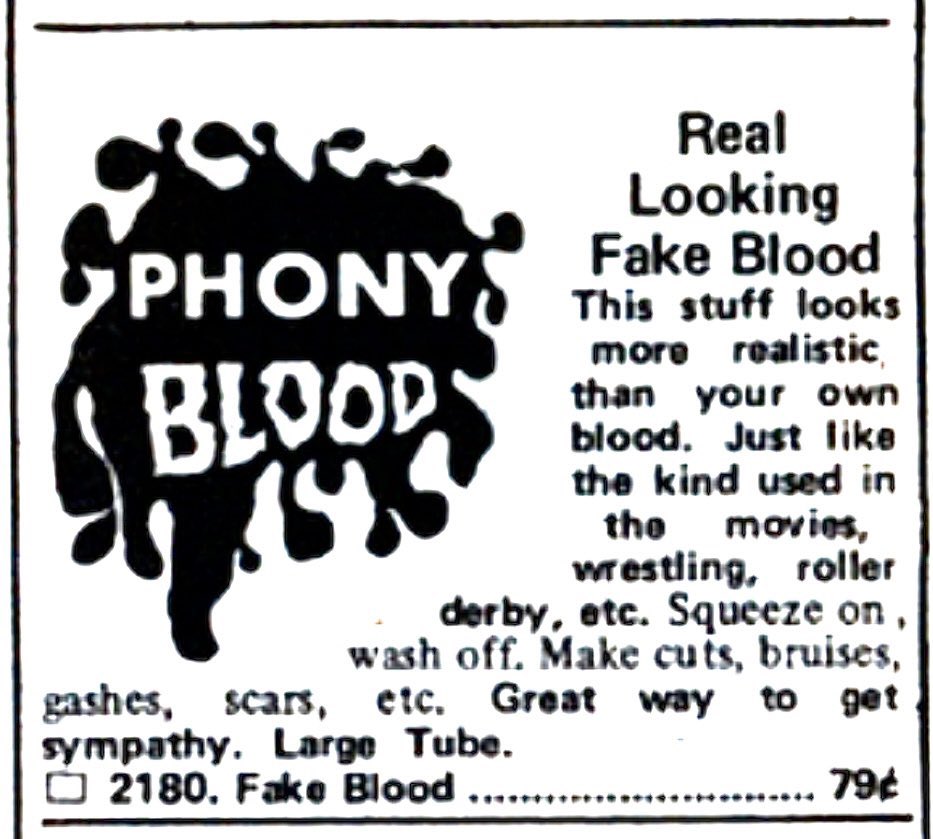 magictoasterfi1's tweet image. Make your own cuts! Bloody noses! Wounds! Looks like the real thing! Fun! Safe! #mailordernovelty #funfactory #captaincompany #johnsonsmith #mailorderad #comicbookads
