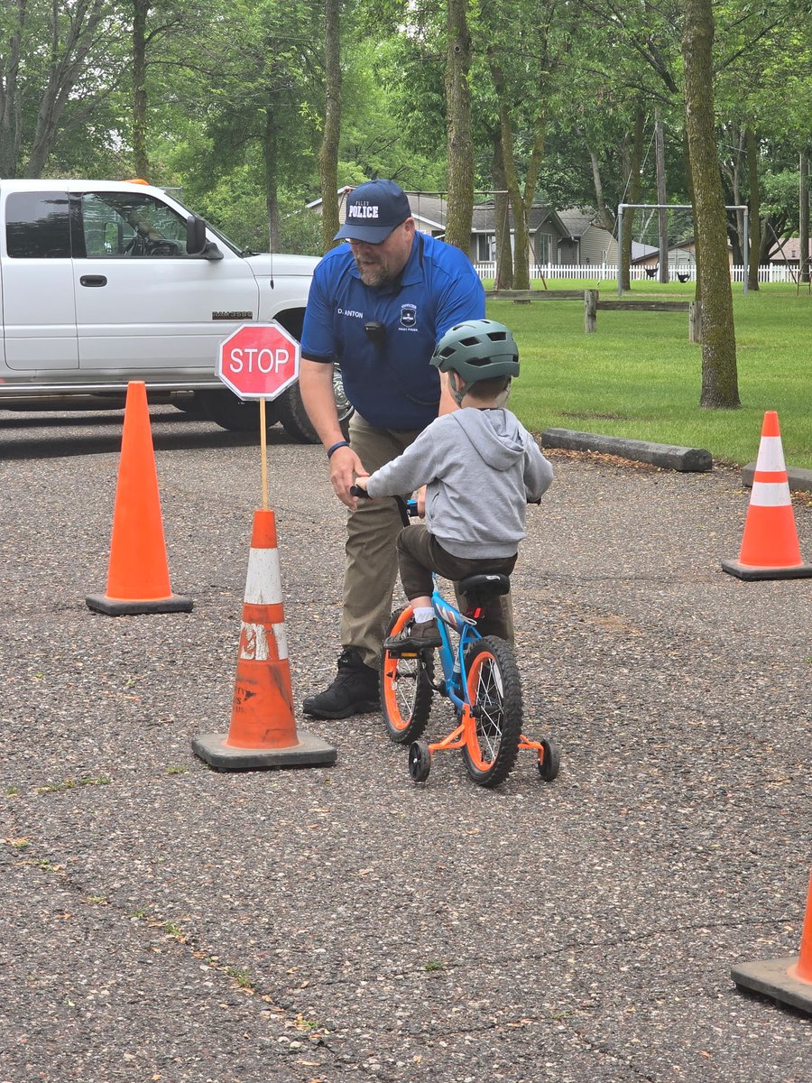 CityFoleyMN's tweet photo. The numbers are in! The 2025 Bicycle Safety Rodeo had a total of 135 kiddos and 40 bikes donated by local businesses and organizations making this is our biggest Rodeo ever! Our hearts are full! Thank you to everyone who helped make this event possible! 🚓🚴‍♀️🚴🚴‍♂️#FoleyMN #FoleyPD https://t.co/PkNkiOLFp4