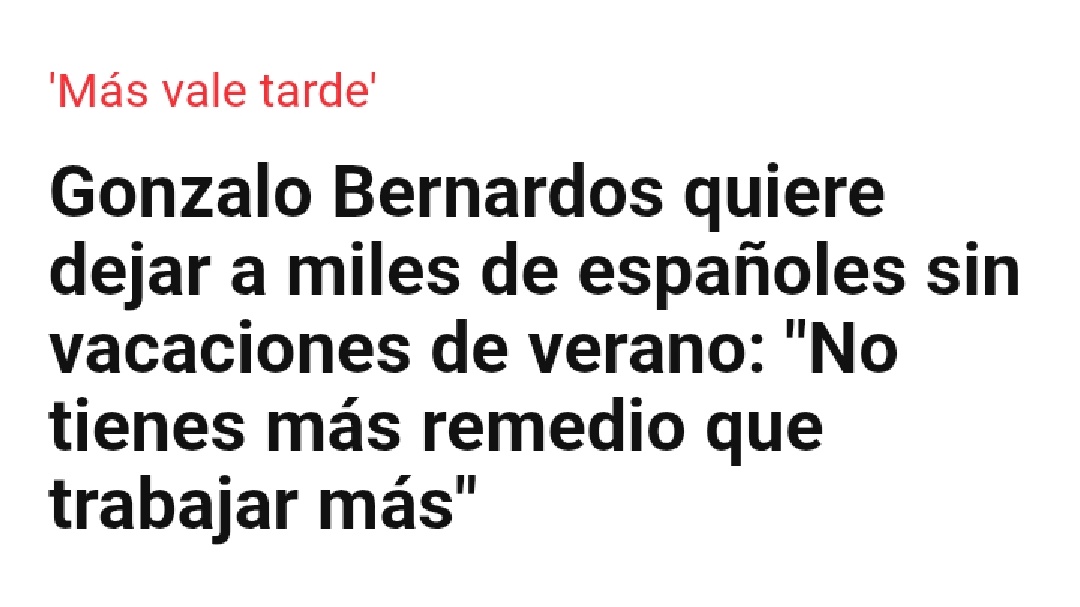 Cada día va siendo más necesario aplicarle a mucha gente de este país la mussolininha.