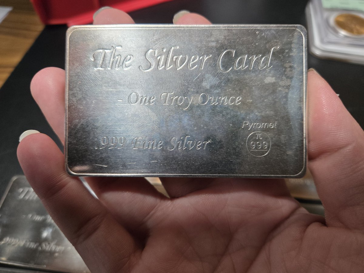 EdgewoodCoin's tweet image. The Silver Card. Haven't seen these in a while!

Cone pick up yours today! We have 9 in stock!