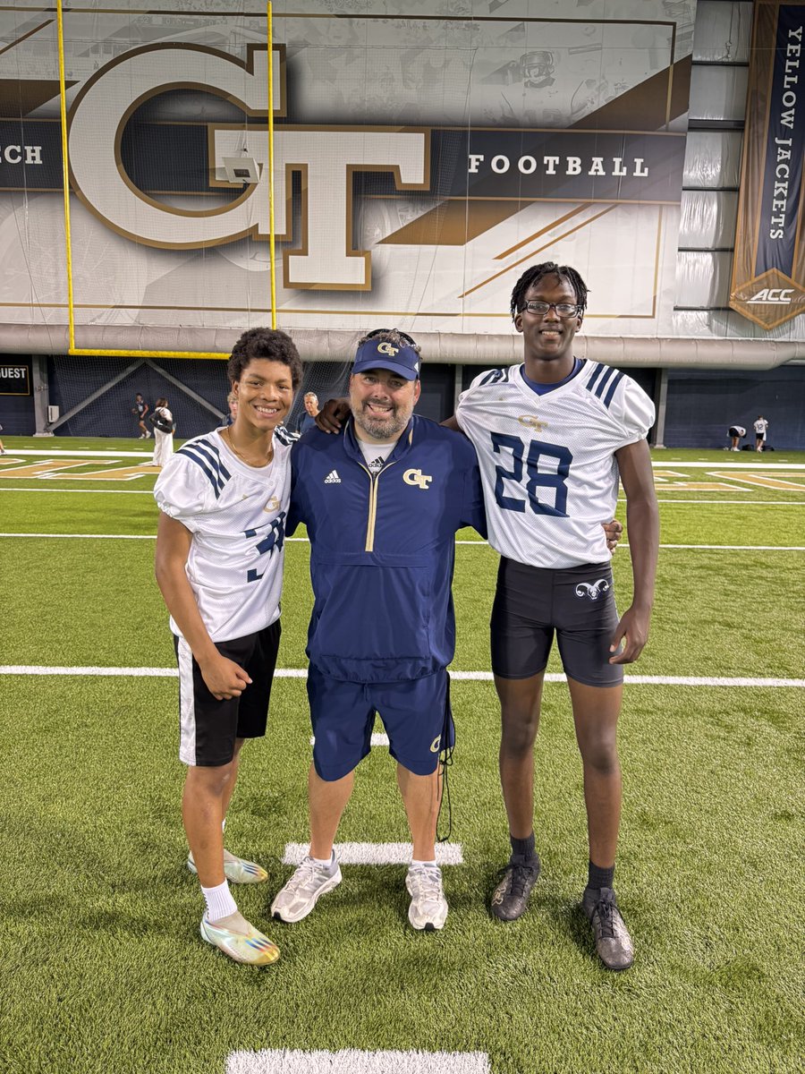 CoachVPG (@coachvpg) on Twitter photo Thank you to <a href="/GeorgiaTechFB/">Georgia Tech Football</a> for having us today at <a href="/CoachTimSalem/">Tim Salem</a> specialist camp! Had a great time, learned a lot, and can’t wait to be back!
<a href="/CoachBrentKeyGT/">Coach Brent Key</a> <a href="/CoachBFarrell/">Brendan Farrell</a> <a href="/CoachMikePolly/">Mike Polly</a> <a href="/CoachSkelton06/">Coach SKELTON</a> <a href="/NewtonFBRecruit/">Newton HS FB Recruiting</a> <a href="/KohlsSnapping/">Kohl's Snapping Camps</a> <a href="/KohlsKicking/">Kohl's Kicking Camps</a> <a href="/a_clark2027/">Antwan Clark</a> Thank you to <a href="/GeorgiaTechFB/">Georgia Tech Football</a> for having us today at <a href="/CoachTimSalem/">Tim Salem</a> specialist camp! Had a great time, learned a lot, and can’t wait to be back!
<a href="/CoachBrentKeyGT/">Coach Brent Key</a> <a href="/CoachBFarrell/">Brendan Farrell</a> <a href="/CoachMikePolly/">Mike Polly</a> <a href="/CoachSkelton06/">Coach SKELTON</a> <a href="/NewtonFBRecruit/">Newton HS FB Recruiting</a> <a href="/KohlsSnapping/">Kohl's Snapping Camps</a> <a href="/KohlsKicking/">Kohl's Kicking Camps</a> <a href="/a_clark2027/">Antwan Clark</a>