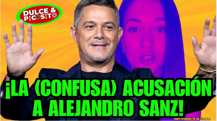 ¡FAN ACUSA A ALEJANDRO SANZ! Hoy 6:30 en DULCE Y PICOSITO, con <a href="/Flor_Rubio/">Flor Rubio</a> <a href="/SoyCarloUriel/">Carlo Uriel</a> <a href="/joelofarrili/">Joel O´Farrili</a> PASA UN RATO AGRADABLE PLATICANDO DE ESPECTÁCULOS youtube.com/live/CZLCoIzne…