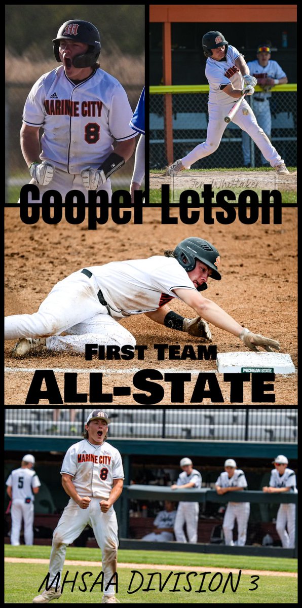 Marine City Baseball (@marinecitybsb) on Twitter photo Congratulations go out to <a href="/cooper_letson/">Cooper Letson</a> for being just the 4th player in Marine City History to be named First Team All-State! Congratulations go out to <a href="/cooper_letson/">Cooper Letson</a> for being just the 4th player in Marine City History to be named First Team All-State!