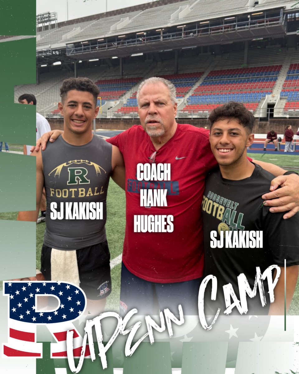 After a great 7on7 Tournament Saturday FDR's SJ &amp; Issa Kakish travlled to Philly for the UPenn Elite Showcase! Thank you so much Coach Hank Hughes for taking care of our boys! Coach Hughes is one of the best! <a href="/pjsports/">Poughkeepsie Journal Sports</a> <a href="/dr_p_roman/">Dr. Pedro Roman</a> <a href="/varsity845/">Varsity845</a> <a href="/athleticshpcsd/">Hyde Park Athletics</a>