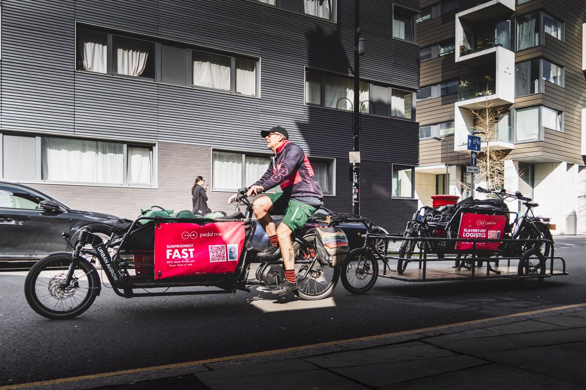 We're now open till 21:00, every day.
More hours. More flexibility.
Need a fast, low-impact delivery across London?
Restaurants, individuals, we’ve got you.
Book now or save us in your phone. We'll be ready.
pedalme.co.uk
#Logistics #london