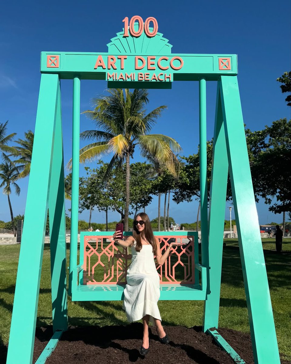 Be sure to swing by and see the new 100 Years of Art Deco exhibition now open at  Lummus Park.