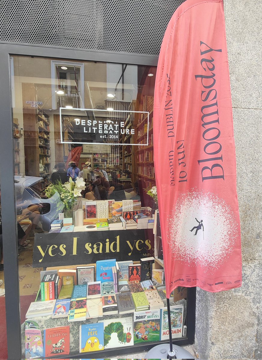 Turismo de Irlanda (@descubreirlanda) on Twitter photo Arrancamos en <a href="/DesperateLit/">Desperate Literature</a> de la mano de lecturas y coloquio de Eduardo Lago y Marta Fernández (<a href="/mrtfernandez/">Marta Fernández</a>). ¿Te vienes? #BloomsdayMadridDublin
<a href="/DublinCityofLit/">Dublin UNESCO</a> <a href="/soydelacuesta/">Soy de la Cuesta</a> <a href="/IrlEmbMadrid/">Embassy of Ireland, Madrid</a> #JamesJoyce Arrancamos en <a href="/DesperateLit/">Desperate Literature</a> de la mano de lecturas y coloquio de Eduardo Lago y Marta Fernández (<a href="/mrtfernandez/">Marta Fernández</a>). ¿Te vienes? #BloomsdayMadridDublin
<a href="/DublinCityofLit/">Dublin UNESCO</a> <a href="/soydelacuesta/">Soy de la Cuesta</a> <a href="/IrlEmbMadrid/">Embassy of Ireland, Madrid</a> #JamesJoyce