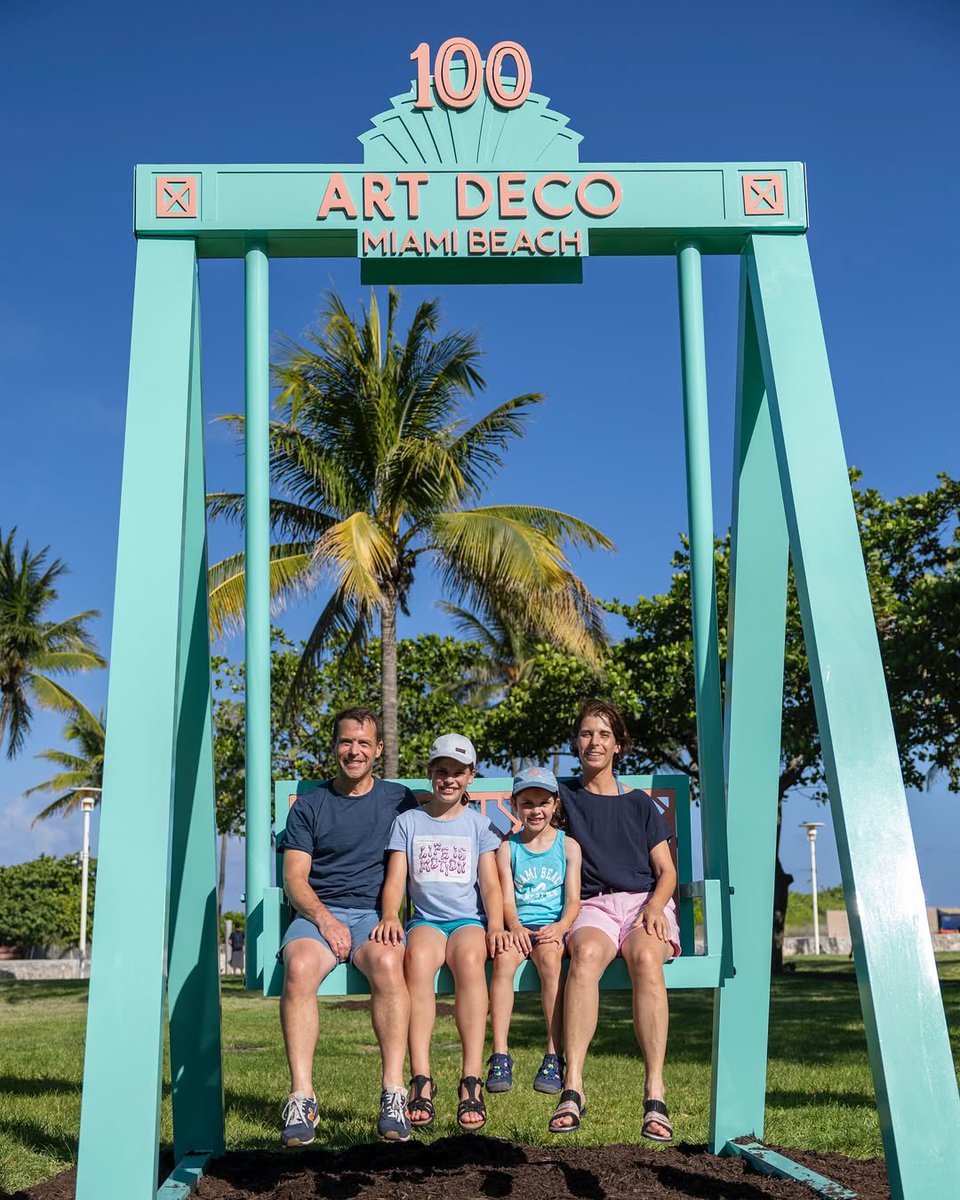 Be sure to swing by the 100 Years of Art Deco exhibition now open at Lummus Park.
