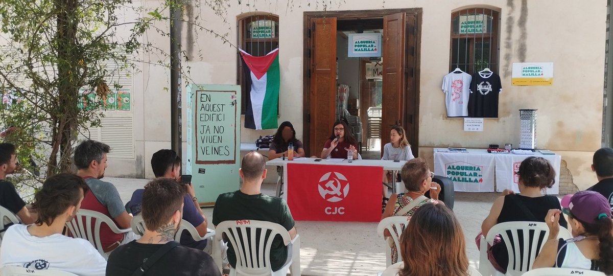 Este diumenge, vam exposar en l'Alqueria Popular de Malilla, les causes del problema de la vivenda i com la classe obrera pot fer-li front en clau revolucionària.

Agraïm a <a href="/malillasindicat/">Sindicat de Barri de Malilla</a> la col·laboració i esperem tornar a coincidir en més esdeveniments i lluites.