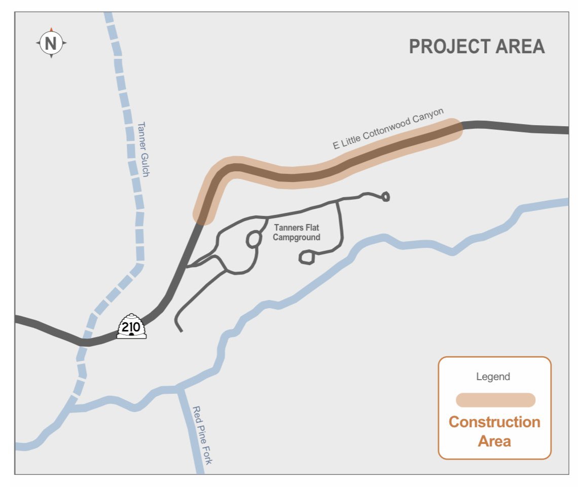 👋 SR-210 travelers, construction for barrier replacement and gas line relocation is beginning today (6/16) and is estimated to be completed in early August.

📍Expect one-way traffic w/ temporary signals near Tanners Flat Campground (MP 8) &amp; delays in the area.