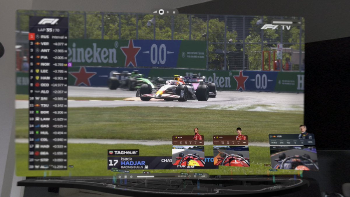 Eweezy14's tweet photo. @lapz_io @simonricoo I just to say this is beyond amazing!!! Looking forward to race day again 
#applevisionpro https://t.co/VxQrJR0LSk