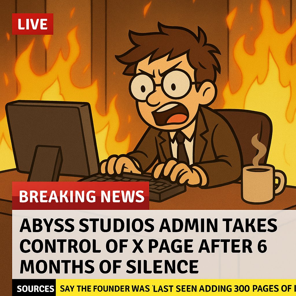 TheAbyssStudios's tweet image. ⚠️ This is not a drill ⚠️
I, the Admin, have taken over.
No more radio silence.
No more lore drops in the void..
#GameDev #StudioTakeover #AbyssStudios #DevLife #IndieDev #UnrealEngine