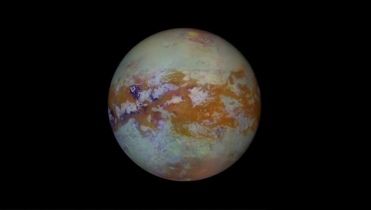 Kannad ar stered (@kannad_stered) on Twitter photo Titan, adplanedenn Sadorn (gouloù isruz)
Dizoloet gant Christiaan Huygens e 1655
Treuzkiz : 5 151 km
Pellder etre Sadorn-Titan : 1 221 870 km
Gwrezverk : -179,45° C
Meurez manat : 8,2
#bzhg #steredoniezh
📷<a href="/CassiniSaturn/">Cassini</a> <a href="/NASAJPL/">NASA JPL</a> <a href="/Caltech/">Caltech</a> <a href="/LPG_Lab/">Laboratoire de Planétologie et Géosciences</a> Skol-Veur Naoned Titan, adplanedenn Sadorn (gouloù isruz)
Dizoloet gant Christiaan Huygens e 1655
Treuzkiz : 5 151 km
Pellder etre Sadorn-Titan : 1 221 870 km
Gwrezverk : -179,45° C
Meurez manat : 8,2
#bzhg #steredoniezh
📷<a href="/CassiniSaturn/">Cassini</a> <a href="/NASAJPL/">NASA JPL</a> <a href="/Caltech/">Caltech</a> <a href="/LPG_Lab/">Laboratoire de Planétologie et Géosciences</a> Skol-Veur Naoned