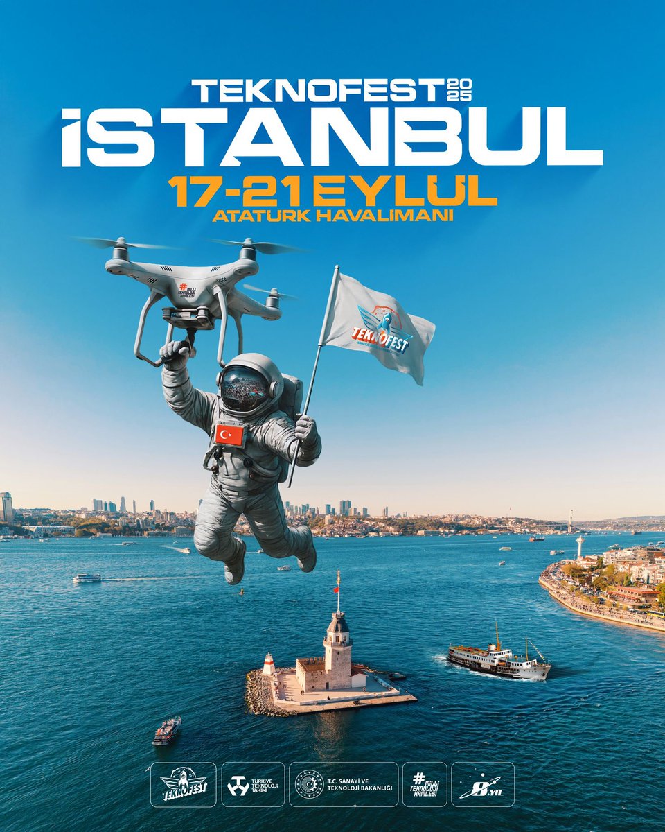 Beklenen haber geldi! 😍

🔴 #TEKNOFEST İstanbul, 1️⃣7️⃣-2️⃣1️⃣ Eylül tarihlerinde Atatürk Havalimanı’nda! 🚀

Sıra sizde... 😊