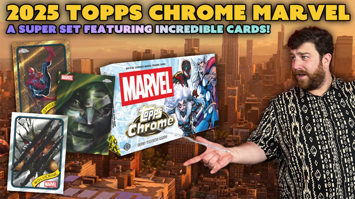 Collectors, ASSEMBLE!

Check out the incredible looking new Topps Chrome Marvel set and see which super-villain Clawed Chrome hit we pulled in our latest box break video!

Watch here: youtu.be/wJrq32pByBs