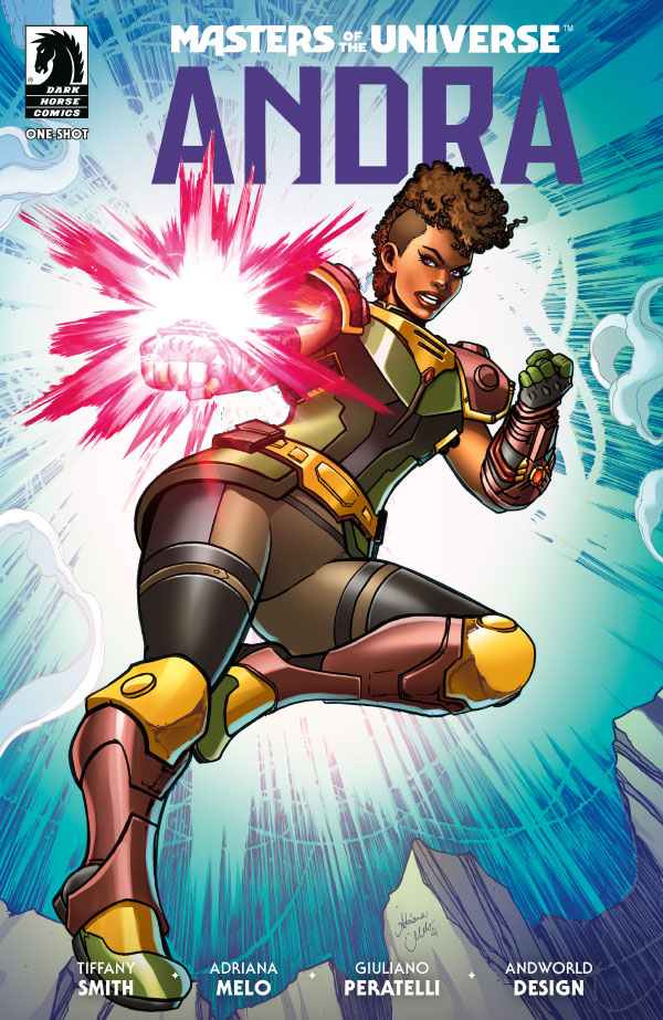 Dark Horse Comics (@darkhorsecomics) on Twitter photo Voice actress and writer Tiffany Smith chatted about all things Andra with <a href="/FreakSugar/">FreakSugar</a>: bit.ly/4n3VmQj
The upcoming Masters of the Universe: Andra one-shot featuring art by Eisner Award-winning artist Adriana Melo is set to release this year. Voice actress and writer Tiffany Smith chatted about all things Andra with <a href="/FreakSugar/">FreakSugar</a>: bit.ly/4n3VmQj
The upcoming Masters of the Universe: Andra one-shot featuring art by Eisner Award-winning artist Adriana Melo is set to release this year.