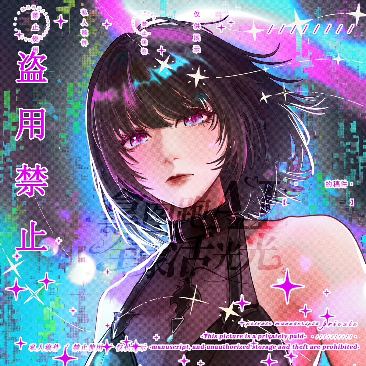 #sparksableart 给宝宝画了一个头像！😋