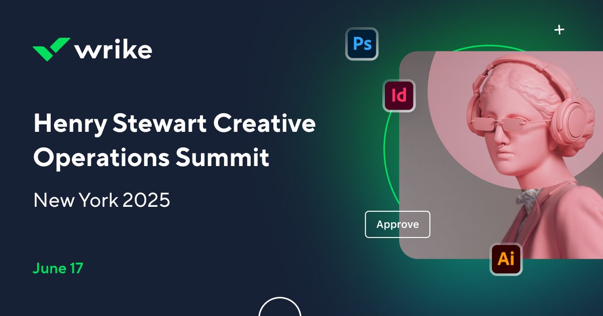 Wrike (@wrike) on Twitter photo Find us at Creative Operations Summit New York 2025, taking place tomorrow at Convene in Midtown Manhattan!
Don’t miss our CMO <a href="/ChristinRoyston/">Christine Royston</a> on Stage 1 at 9:45am.
Following, visit Booth #13 to see how Wrike empowers creative teams. 🚀
Learn more: wrike.com/newsroom/creat… Find us at Creative Operations Summit New York 2025, taking place tomorrow at Convene in Midtown Manhattan!
Don’t miss our CMO <a href="/ChristinRoyston/">Christine Royston</a> on Stage 1 at 9:45am.
Following, visit Booth #13 to see how Wrike empowers creative teams. 🚀
Learn more: wrike.com/newsroom/creat…