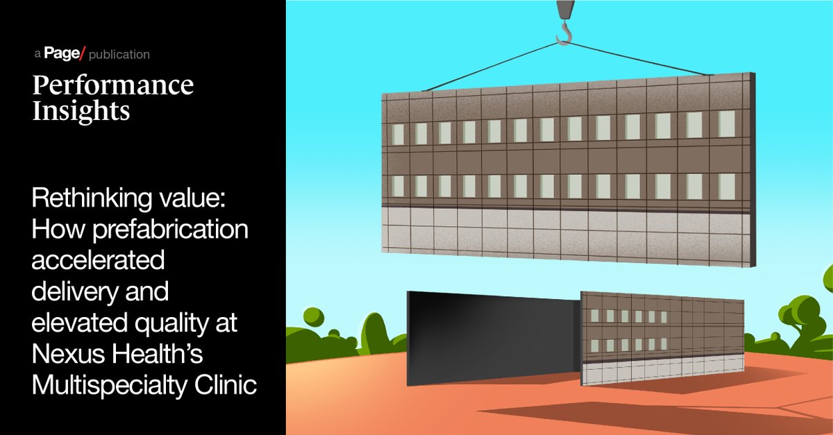 #SpeedToMarket can be a game-changer. At the Nexus Health Multispecialty Clinic in Santa Fe NM, our use of #prefabricated exterior wall panels accelerated the project's timeline, improved QC, &amp; minimized risk. bit.ly/3TrbFJi 📸 Patrick Coulie #healthcare #design