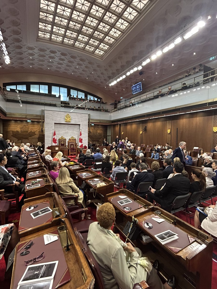 Garry Keller π¨π¦ (@garry_keller) on Twitter photo This morning, I was honoured to take part in an annual event in the <a href="/SenateCA/">Senate of Canada</a> Chamber, the Memorial Service for Parliamentarians who passed away in the previous year. Thank you to <a href="/exparl/">CAFP / ACEP</a> (Cdn Association of Former Parliamentarians) for the kind invitation.
In particular, I had This morning, I was honoured to take part in an annual event in the <a href="/SenateCA/">Senate of Canada</a> Chamber, the Memorial Service for Parliamentarians who passed away in the previous year. Thank you to <a href="/exparl/">CAFP / ACEP</a> (Cdn Association of Former Parliamentarians) for the kind invitation.
In particular, I had
