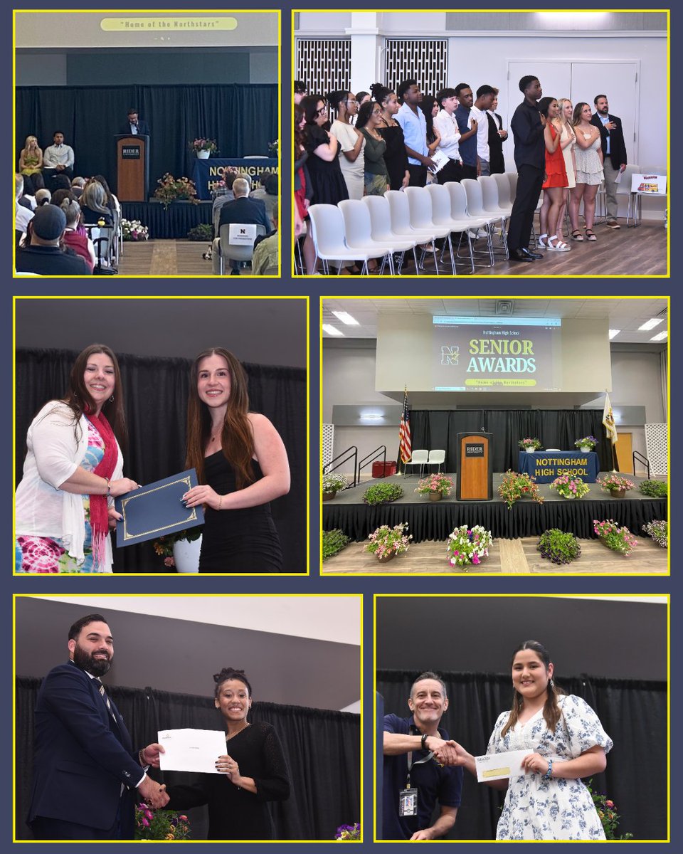 On Wednesday, June 11th, Nottingham High School held its Senior Awards Night at Rider University. At this event, seniors were recognized with scholarships for their diverse achievements. #NorthstarNation #NHSAwards #Classof2025