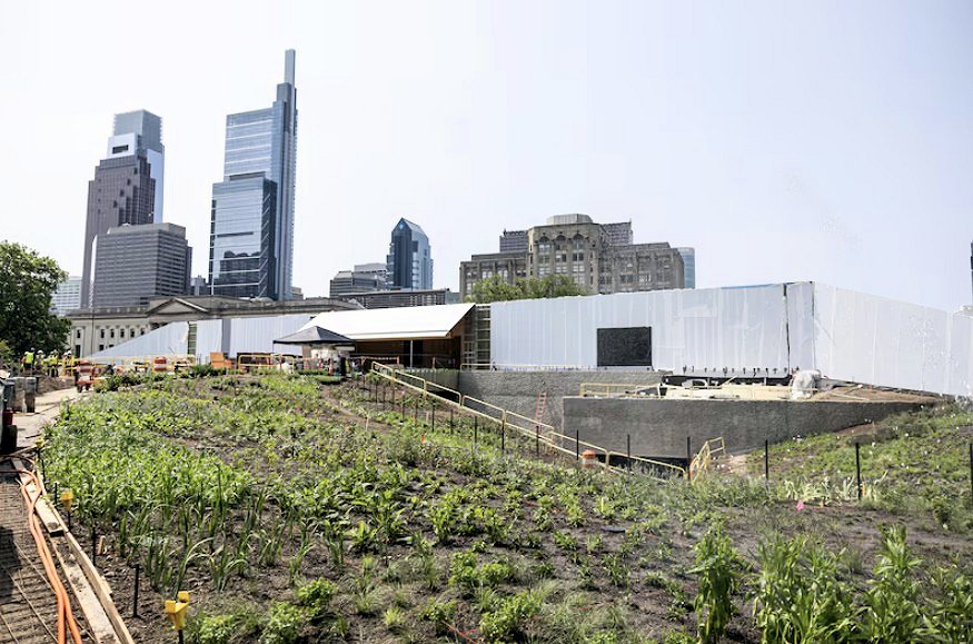 Marco Mahler (@marcomahler) on Twitter photo "The gardens are coming to life at the future Calder Gardens. The garden features a reflective stainless steel-paneled structure designed by Herzog & de Meuron (<a href="/HerzogdeMeuron/">Herzog & de Meuron</a>), where a rotation of Calder’s sculptures and other art will be displayed." - inquirer.com/arts/calder-ga… "The gardens are coming to life at the future Calder Gardens. The garden features a reflective stainless steel-paneled structure designed by Herzog & de Meuron (<a href="/HerzogdeMeuron/">Herzog & de Meuron</a>), where a rotation of Calder’s sculptures and other art will be displayed." - inquirer.com/arts/calder-ga…
