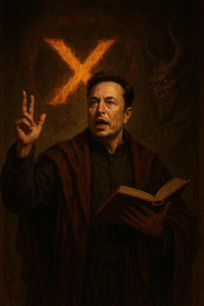 drew_ponder's tweet image. #ElonMusk = #FalseProphet of the #Apocalypse

It blows my mind how so many Christians haven’t actually read the fucking Bible. There’s literally an entire chapter that lays all this out—I had to sit through it for years growing up.

Maybe try using some critical thinking for once…