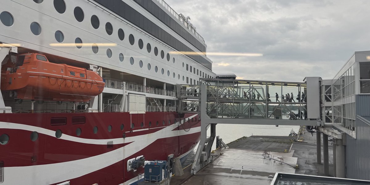 Leaving the most interesting Kultaranta talks 🇫🇮 and taking the overnight huge ferry from Turku to Stockholm 🇸🇪. The voyage is always an enjoyable experience.